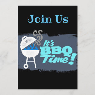 **HEURE DU BBQ** INVITATIONS À LA FÊTE