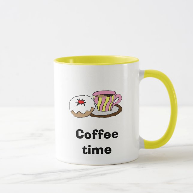 Heure du café - noix de muscade et tasse de café (Droite)