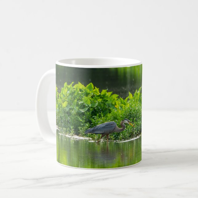 Heure du repas de poisson-crevette Café Mug (Devant gauche)