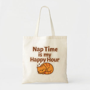 Heure Heureuse de la Sieste – Sac Fourre-Tout Chat