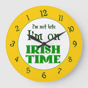 Heure irlandaise - Nombre inverse Horloge