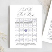 Heure Pour Le Thé Trouver L'Invité Jeu De Bingo