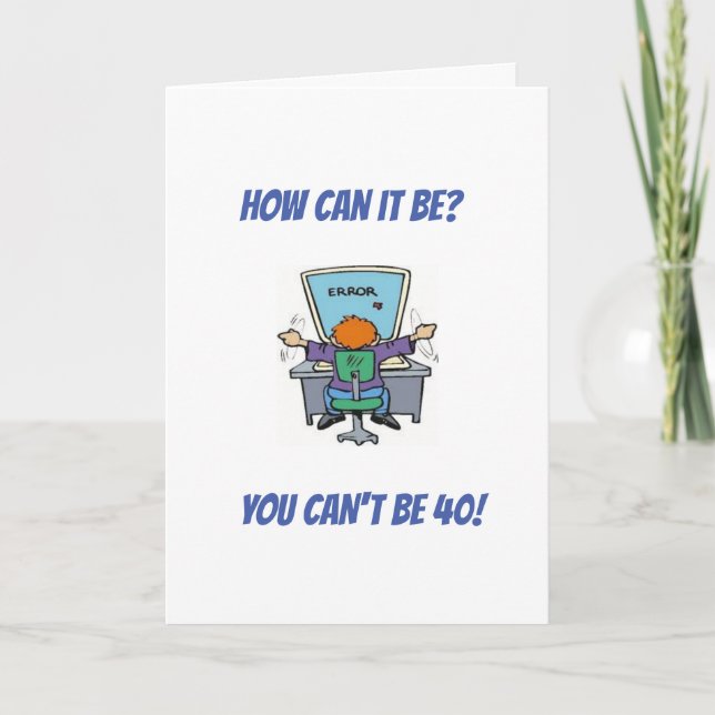 **HEUREUSE 40e ANNIVERSAIRE** CARTE (Devant)