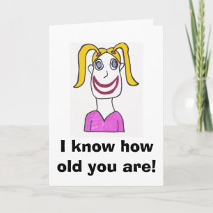 Heureuse carte d'anniversaire de fille, je sais qu