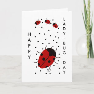 HEUREUSE CARTE DE JOUR DAY-BUG