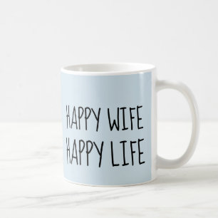 HEUREUSE FEMME HEUREUSE VIE Coffee Mugs