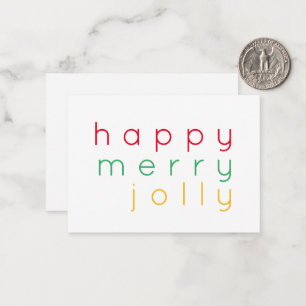 HEUREUSE JOLLY JOLLY 3.5x2.5 Carte plate
