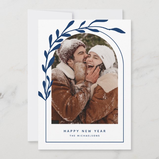 HEUREUSE NOUVELLE ANNÉE Ajouter votre photo (Devant)