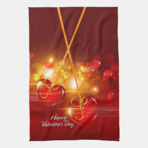 Heureuse Sainte-Valentin 17 Serviette de cuisine