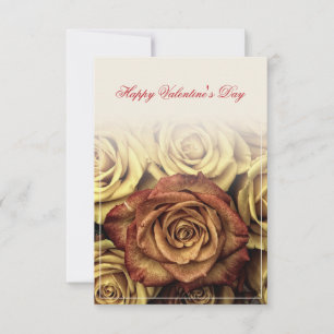 Heureuse Sainte-Valentin avec Rosenbouquet jaune