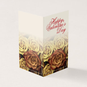 Heureuse Sainte-Valentin avec Rosenbouquet jaune