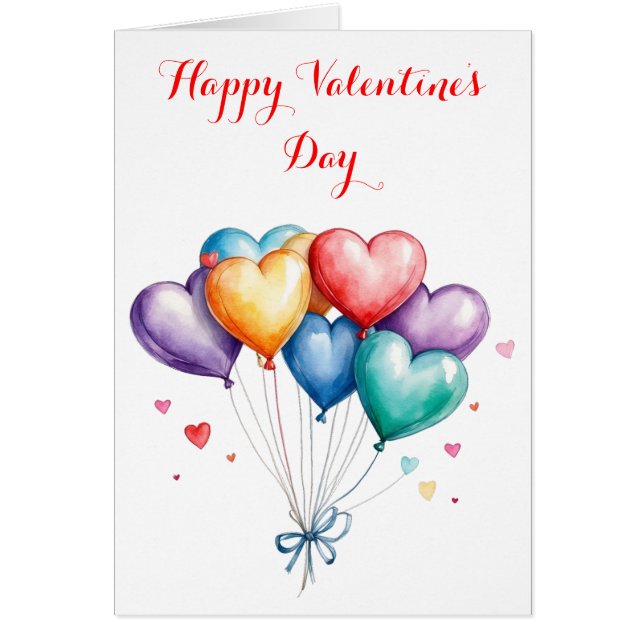 Heureuse Sainte-Valentin de ballons de coeur lunai (Devant)