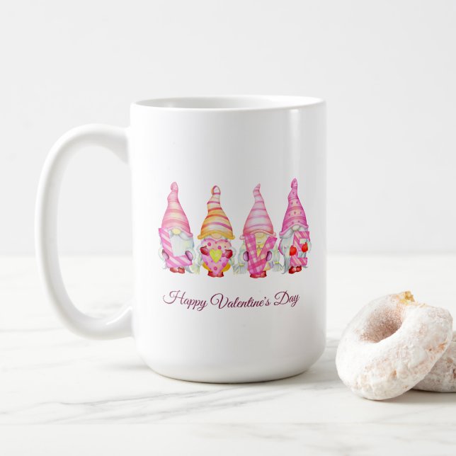 Heureuse Sainte-Valentin Mug (Avec donut)