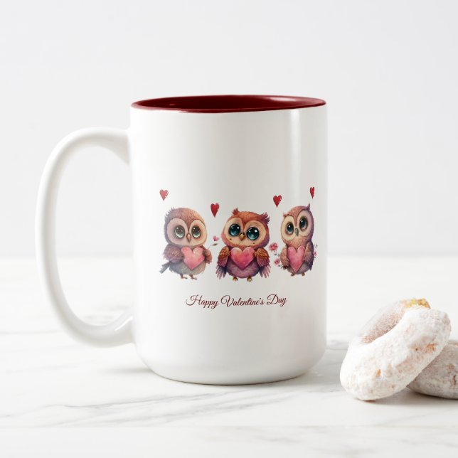 Heureuse Sainte-Valentin Mug (Avec donut)
