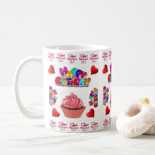 Heureuse Sainte-Valentin Mugs Joyeux anniversaire