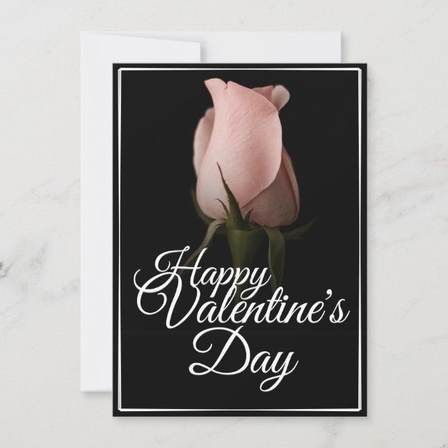 Heureuse Sainte-Valentin rose (Devant)