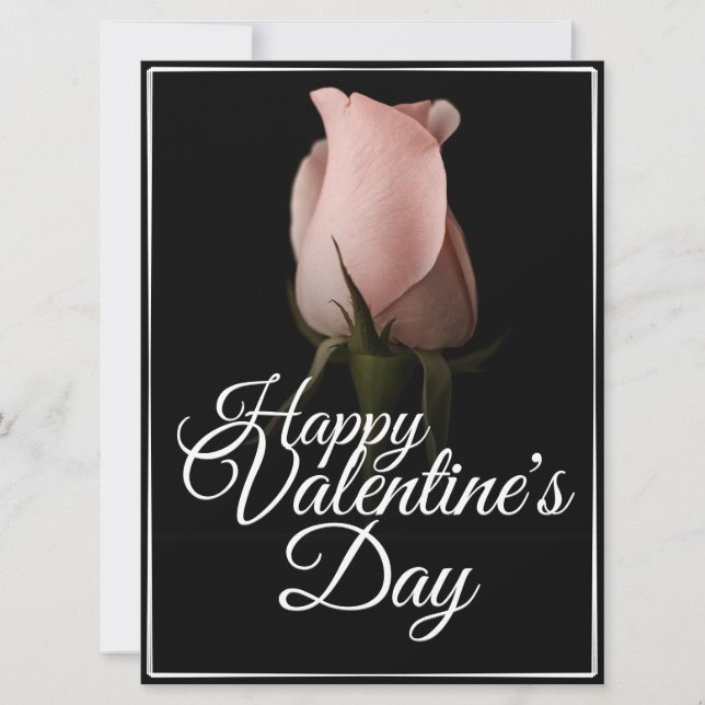 Heureuse Sainte-Valentin rose (Devant)