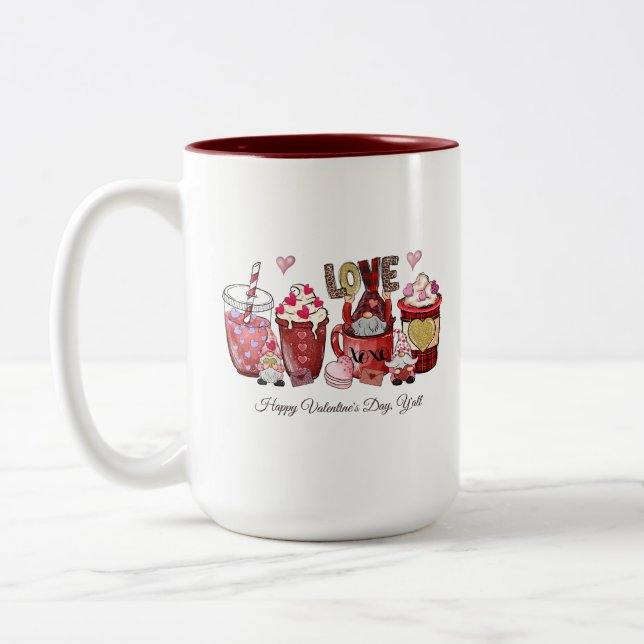 Heureuse Sainte-Valentin Y'all Mug (Gauche)