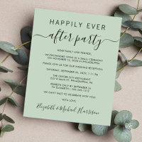 Heureusement Jamais Après Sage Mariage Invitation