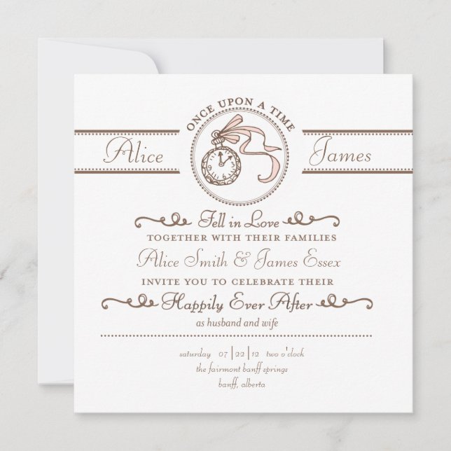 Heureusement pour toujours faire-part de mariage (Devant)