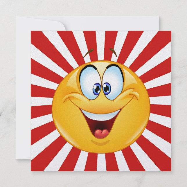 HEUREUSEMENT SMILE Invitation - SRF (Devant)