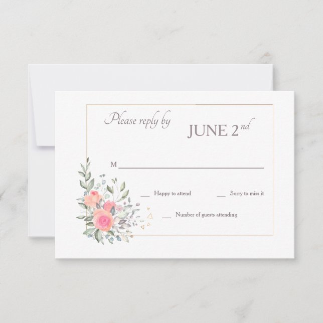 Heureusement toujours après les cartes RSVP (Devant)