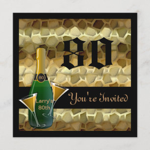 HEUREUX 80e anniversaire INVITATIONS DU Parti POPU