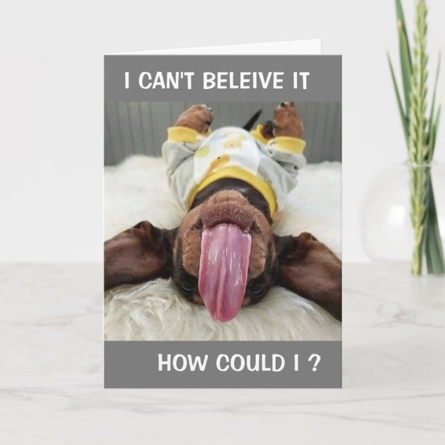 HEUREUX ANNIVERSAIRE BATTU-COMMENT PUIS-JE ? CARTE (Devant)