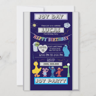 heureux anniversaire Invitation