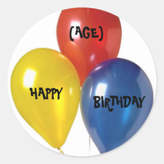 HEUREUX, ANNIVERSAIRE, Stickers (AGE)