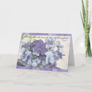 Heureux ceux qui pleurent leur carte de compassion