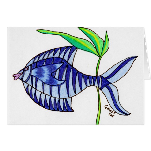 Heureux d'être bleu (Devant horizontal)