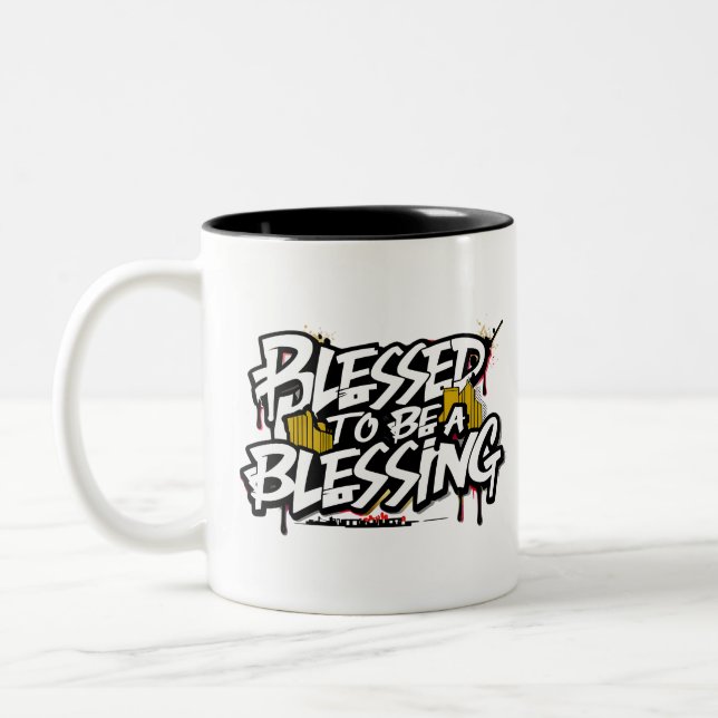 Heureux d'être une Mug bénédiction (Gauche)