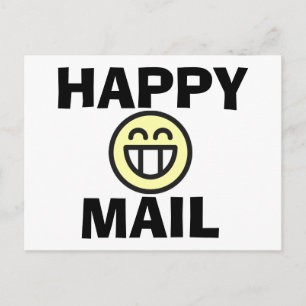 HEUREUX E-MAIL SMILE Cartes postales