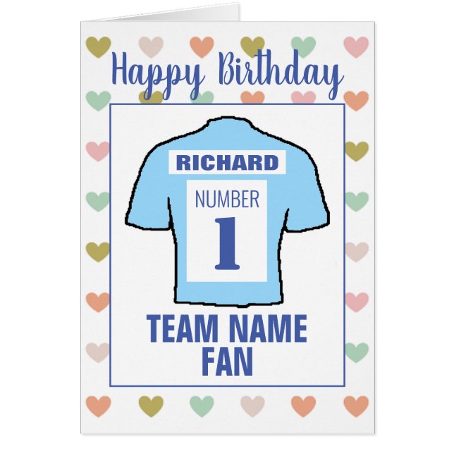 Heureux Fan De Football Anniversaire (Devant)