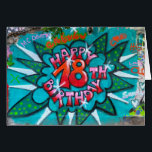 Heureux Graffiti du 18ème anniversaire<br><div class="desc">pulvérisé à vienne austria</div>
