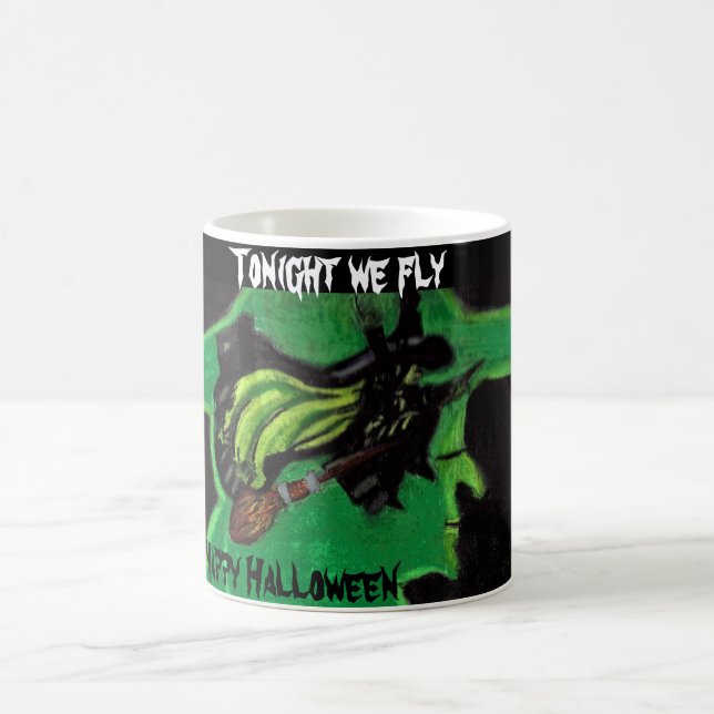 HEUREUX HALLOWEEN FLYING WITCH mug (Centre)