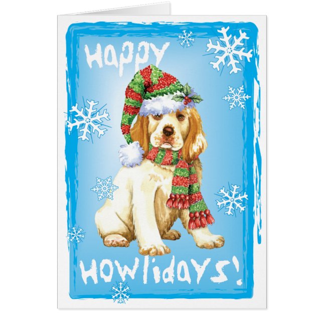 Heureux Howliday Clumber Spaniel (Devant)