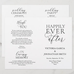 Heureux Jamais Après, Cérémonie Mariage Foldable