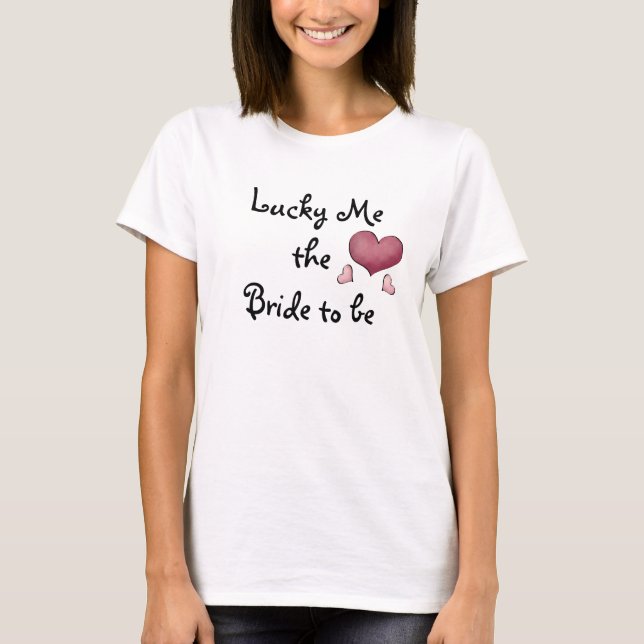 Heureux moi l'épouse d'être T-shirt (Devant)