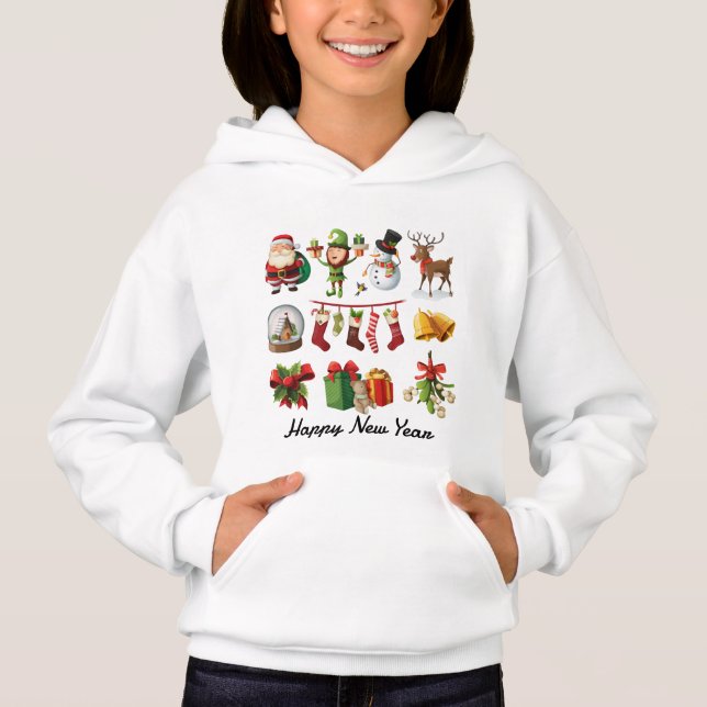 heureux nouvel an enfant t-shirt (Devant)