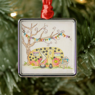 **HEUREUX ORNEMENT DE NOËL DU CAMPER**
