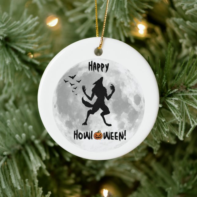Heureux ornement Howl-o-ween Werewolf (Arbre)