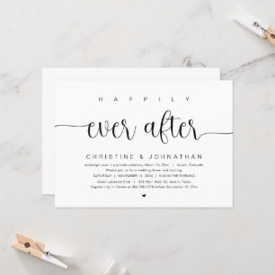 Heureux pour toujours, Invitation de mariage en fu