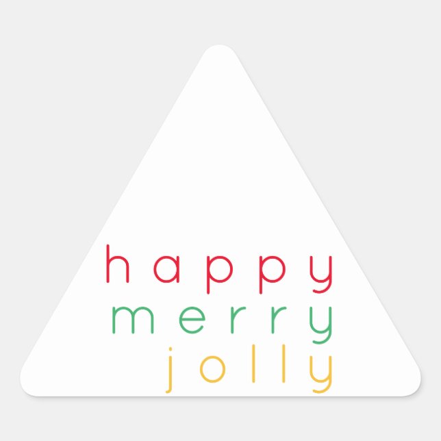 HEUREUX Stickers TRIangle JOLLY JOLLY (Devant)