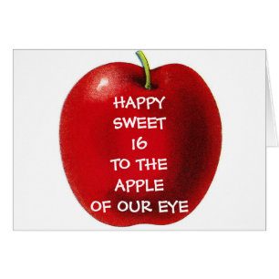 HEUREUX SWEET16 À LA POMME DE NOS YEUX