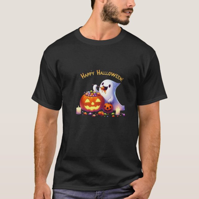HEUREUX T-shirt Halloween (Devant)