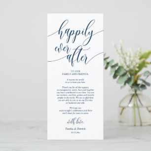 Heureux toujours après, Place Setting Merci Cartes