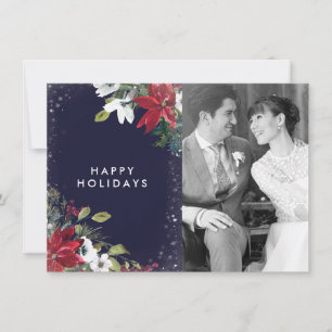 heureux vacances marine rouge blanc carte photo fl