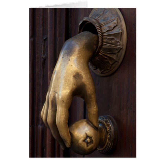 Heurtoir de porte de main en gros plan, Mexique (Devant)